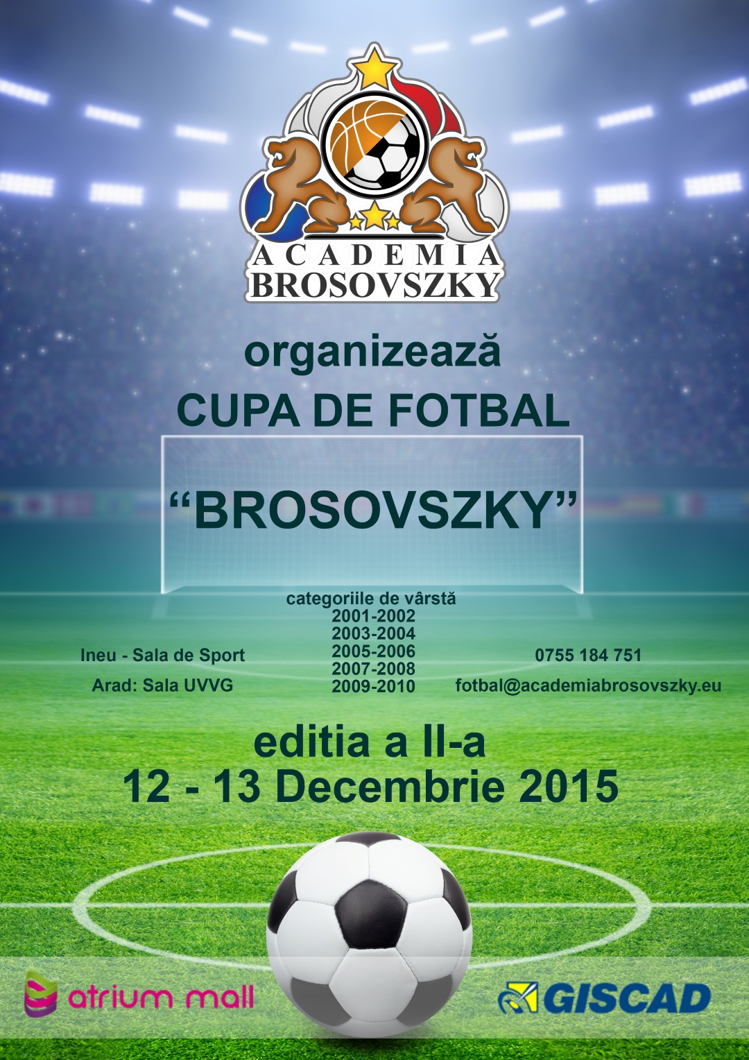 Cupa “Brosovszky” 2015 – Ediţia a II-a